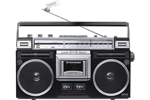 Silva Schneider PCR 1980 BT Tragbarer Retro-Kassettenrecorder mit Bluetooth und Recording Funktion