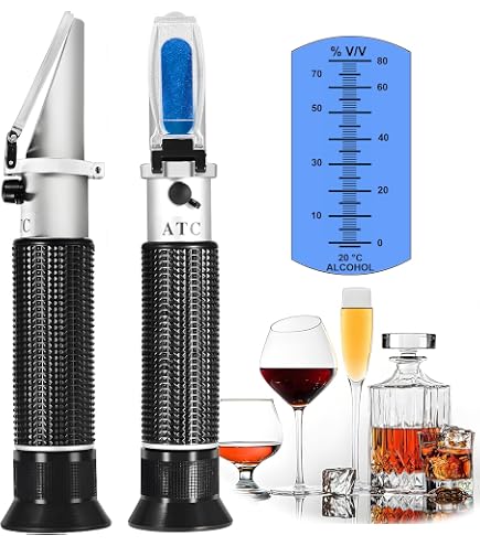 IDROMETRO ALCOOL, IDROMETRO Vetro-vino, Misuratore Di Gradazione Alcolica 386942148922