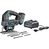 Amazon-Marke: Denali by SKIL, Stichsägen-Set, 18 Volt (20 V max.), inklusive 2,0 Ah Lithium-Akku und Ladegerät, Grün