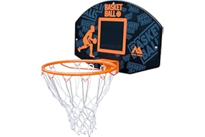 SILVER VALLEY Wall Mount Basketball Hoop Backboard Set For Outdoor and Indoor