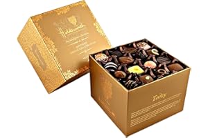 HOLDSWORTH HANDMADE ENGLISH CHOCOLATES Holdsworth Chocolates Classics - Indulgent Collection an Impressive Assortment of Handmade Truffles Creams, Pralines and Caramels all Coasted with Milk, Dark or White Chocolate 600g