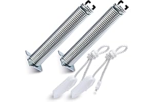ERSATZTEILSHOP BASICS Ressorts de charnière de porte pour lave-vaisselle comme 00754869 Kit de réparation avec câbles pour lave-vaisselle Code couleur noir pour Bosch, Siemens, Neff