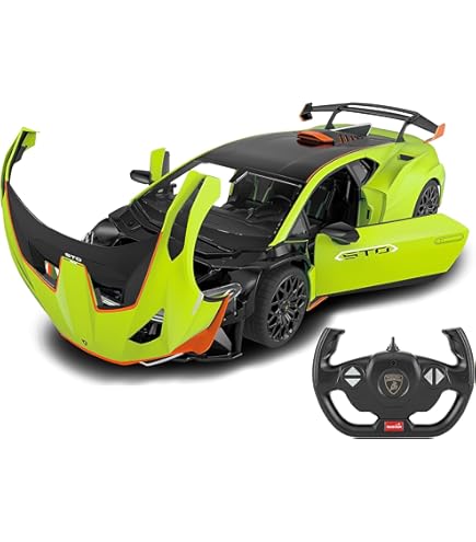 TURBO CHALLENGE - KX-Star - Racing - 093720 - Op afstand bestuurbare auto - Blauw - 1/24 - Klaar om te rijden - Oplaadbare batterij en batterijen inbegrepen - Kunststof - Vanaf 5 jaar