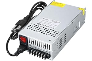 MEISHILE 12V 100A 1200W Fuente de Alimentación Adaptador CA a CC Transformador Convertidor para LED Luz de barra Luces, Amplificador, Altavoz, Máquina, 230V 220V a 12Volt 20A 30A 40A 50A 60A 70A 80A