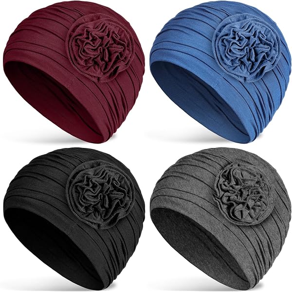 Cute Bowknot Baby Turban Hat Soft Newborn Baby Girls Indian Cap Solid Color Infant Boys Cap Beanies Headwrap - 1501