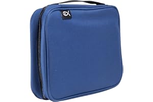 Divinity Boutique Bible Cover Basic Navy - Large (21431) | Fits Bibles up to 6.875" x 9.75" x 2.25"