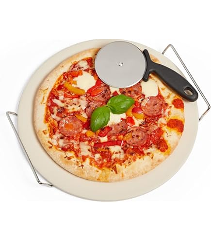 Pietra Per Pizza Texas Club - Diametro 36 Cm, Per Forno O Barbecue, Compatibile Kamado - Foto 7