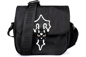 MPROCEN Trapstar Bag Fashion Shoulder Bag Border Oxford Fabric Hip Hop Trapstar Bag Cross Border Oxford Fabric Hip Hop Fashion Trapstar Bag for Adults