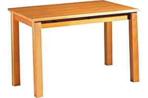 DOGAR Moblit Mesa Fija Realizada en Madera de Pino Maciza Color Miel Serie Canet Medidas (73x120x80) cm (AltoxAnchoxFondo) Robusta y Duradera