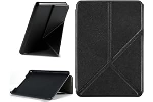 LIFEANT Funda de Piel Sintética para Kindle 2022, Compatible con el Dispositivo de 11.ª Generación, Funda magnética para Encendido y Apagado automático, Modelo de 2022, Negro, con Soporte Plegable