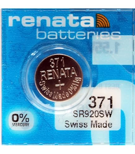 Batteria Renata 370/SR920SW - Produzione Svizzera Per Orologi 1,5V - Foto 3
