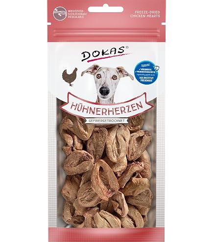 DOKAS Entenbrust Nuggets Für Hunde – 5 X 110 G, Fettarm & Getreidefrei Als Belohnung