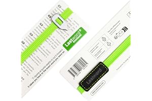 Segnalibro Particolare, Segnalibro Elastico per Uomo, Donna e Bambino, Ottima Idea Regalo per Lettori, Laurea, Compleanno, Regali Carini per Insegnanti, Regali di Design - Lastword Verde Lime