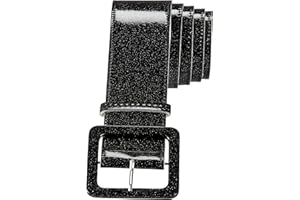 Widmann - Glitter Gürtel, circa 120 cm, Accessoire, Fasching, Karneval, Mottoparty