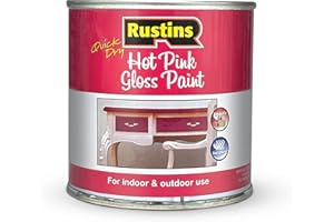 RUSTINS Hot Pink Gloss Paint 250ml