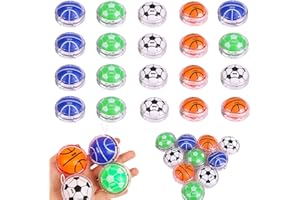 Zuzer YoYo Bambini 20 Pezzi Professionale Yo-Yo Giocattoli Mini YoYos in Plastica Yo Yo con Emoji-Motivo per Regali di Compleanno per Bambini,Bomboniere,Giocattoli(Modello Casuale) (C)