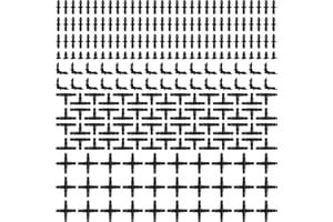 VooGenzek 240 Pezzi 4/7mm Connettori per Tubi Flessibili, Connettori per Irrigazione a Goccia in Plastica, Raccordi per Irrigazione a Goccia, Connettori Irrigazione Goccia Tubi