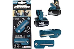 StealthMounts 4590 Magnetyczne uchwyty do bitów Makita, uchwyty do bitów Makita, uchwyt do bitów do udarów i wiertarek Makita (2 sztuki)