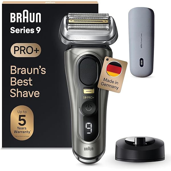 Braun Series 9 Pro 9410s Men's Beard Electric Shaver, 4+1