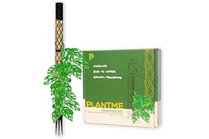 PlantMe Moosstab Midi Set - Rankhilfe Zimmerpflanze Rankhilfen für Kletterpflanzen, Efeutute, Moosstab, Pflanzenstütze, Moss Pole, Kletterhilfe Zimmerpflanzen, Philodendron (schwarz, 70cm)