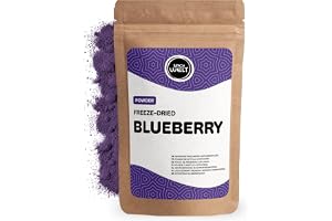 Spicy Welt Frystorkat Blåbärspulver (100g) – 100% Naturligt, utan Tillsatt Socker eller Tillsatser