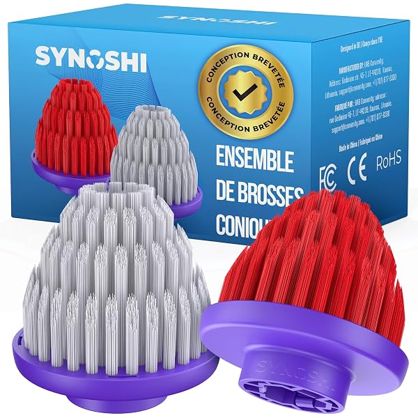 Éponges Magiques En Mélamine - Lot De 6 Pour Brosse électrique - Nettoyage Sans Produits Chimiques, élimine Taches Et Graisses - 3