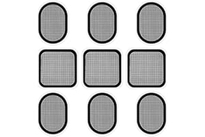 HOCOSO SOYOKO 9 Pièces Électrode de Ceinture,Compatible avec Abs Series, Replacement Pads Électrode de Rechange pour Ceintures Musculation Abdominales