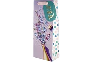 Hallmark Celebration - Borsa per bottiglie con scritta "Pop That Fizz!"
