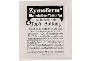 Zymoferm TOP'N BOTTOM Trockenhefe ug/og | Spezialhefe für obergärige und untergärige Bierstile | Brauhefe zum Bier brauen