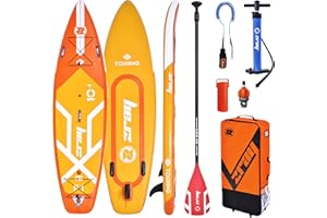 Zray F1 Fury Planche de stand up paddle gonflable 10'4" avec pagaie, sac, pompe et palme gonflable