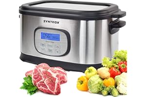 ‎SYNTROX GERMANY Syntrox Germany Sous Vide Kocher Multikocher, Vakuumgarer, Slow Cooker Langsamgarer, Schongarer der Premiumklasse