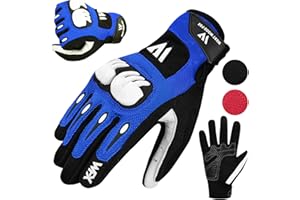 WESTWOOD FOX Gants de Moto pour Hommes et Femmes, Respirants, écran Tactile, Coussinets de Paume pour BMX, Cyclisme, ATV, Course de VTT, Course sur Route, Escalade