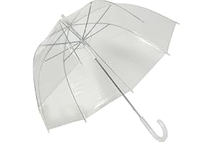 Susino Crystal Clear Dome Stockschirm 90 cm transparent