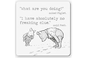 Dorothy Spring Sarcastic What are you doing Pooh Special Funny Friend Gift Coaster
