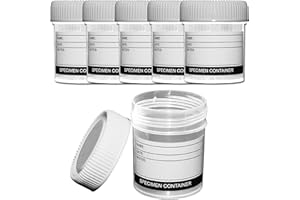 6 recipientes desechables de plástico transparente RE-GEN de 60 ml para envases líquidos, tapas con rosca superior – tapas de rosca seguras, marcadores de etiqueta de identificación transparentes