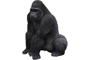 Vivid Arts Gorilla, Kunstharz Gartendeko, für Geburtstag