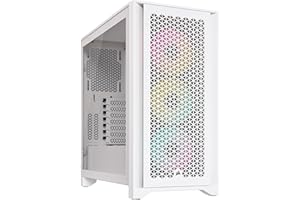 Corsair Icue 4000D Rgb Airflow CC-9011241-WW Obudowa Komputerowa, Biały, Mid Tower
