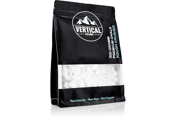 VERTICAL FELLOWS Chalk Craie d'escalade 300 g – Certifié Reach – Craie d'escalade, magnésie pour l'escalade, le bloc