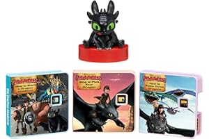 little tikes Story Dream Machine Story Collection – DreamWorks How to Train Your Dragon Ohnezahn-Sammlung – 3 Storytime-Bücher und 1 Audio Play-Figur - für Kleinkinder und Kinder ab 3 Jahren