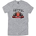 Dot Badges Sebastian Vettel Car Formula One F1 - Grey - for Casual Motorsport Branded Street wear for Men and Women T-Shirt Clothing Merchandise