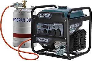 Könner&Söhne KS 4500iG invertergenerator gas/bensin 4 500 W strömgenerator