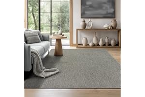 ‎THE CARPET the carpet Mistra - Moderner In- und Outdoor Teppich, perfekt für das Wohnzimmer, Schlafzimmer oder die Terrasse, Wetterfest, langlebig und pflegeleicht, Anthrazit, 200 x 280 cm