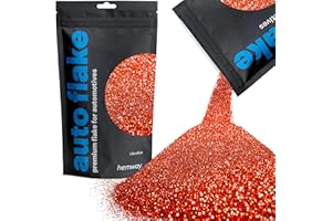 Hemway Aditivo de pintura con purpurina de 100 g para automóviles, bicicletas, furgonetas, camiones, ultrafino (1/128 pulgadas 0.000 pulgadas 0.2 mm) - rojo holográfico