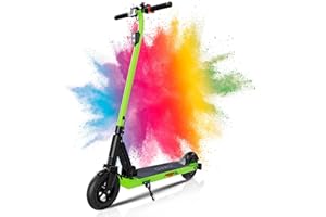 QnQ Trottinette électrique, 2025 Trottinette Pliable 8", Moteur 500W/25KM/H Autonomie 15KM, pneus en nid d'abeille increvables, est Un pour Les Enfants et Les Adolescents.