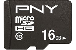 PNY Performance Plus 16 GB microSDHC-Speicherkarte Klasse 10 + SD-Adapter