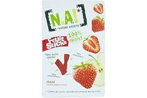NA! NATURE ADDICTS Sachet de Fruit Stick Fraise 40 g