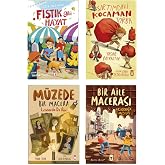 2-3.Sınıf Okuma Seti Fıstık Gibi Hayat Sırtımdaki Kocaman Torba M&uuml;zede Bir Macera Bir Aile Macerası &Ccedil;ikolata Meselesi 4 Kitap