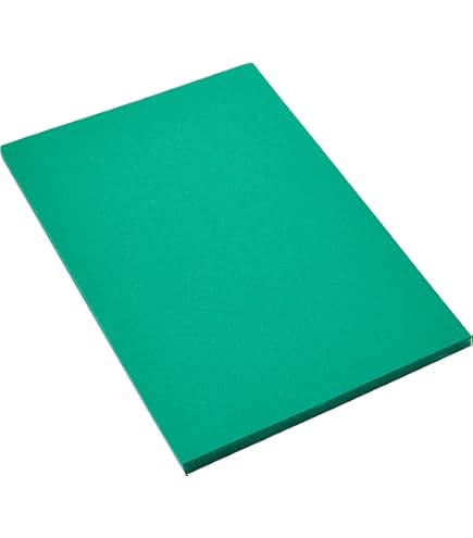 Lot De 50 Feuilles Cartonnées A4 Vert Intense - 160 G/m² - Idéal Pour Créations, Impressions Et Loisirs