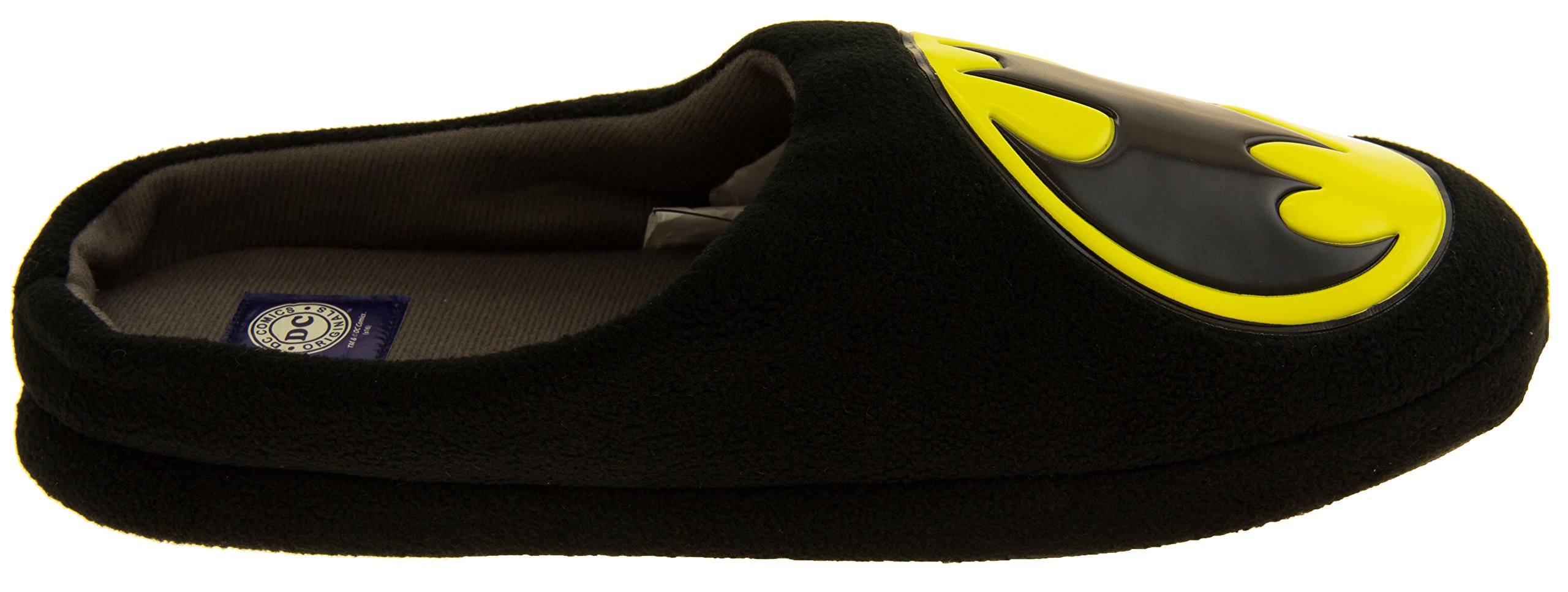 Herren-Batman-Textil-Fleece-Mule-Hausschuhe