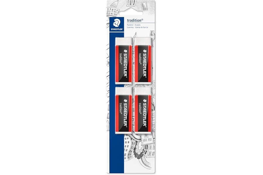 Staedtler Tradition Eraser 4-Piece Set